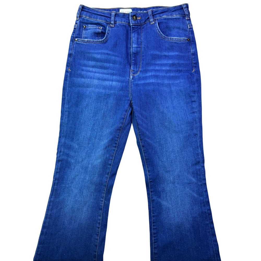 Pilcro and the Letterpress High Rise Boot Cut Jeans Medium Wash Womens Size 30 - Picture 2 of 13